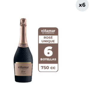 6x Espumante Viñamar Rosé 750cc