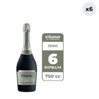 6x Espumante Viñamar Zero 750cc