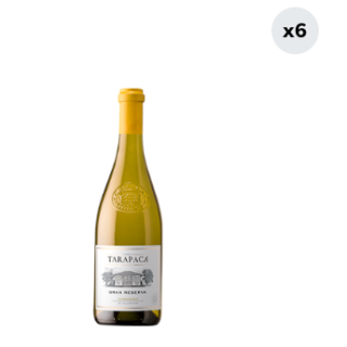 6x Vino Tarapacá Gran Reserva Chardonnay 750cc