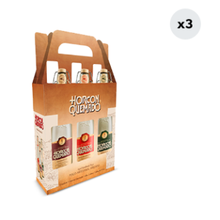 Set De Catas Pisco Horcon Quemado 375cc