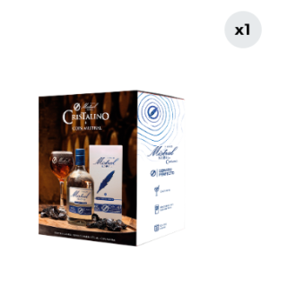 Pisco Mistral Nobel Cristalino 40° 750cc + Copa