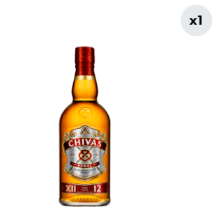 Whisky Chivas Regal 12 Años 40° 750cc