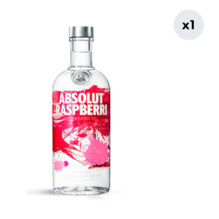 Vodka Absolut Raspberri 38° 750cc