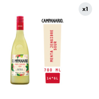 Cóctel Campanario Menta Jengibre 12° 700cc
