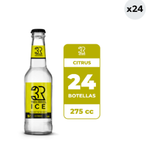 24x Cóctel Tres Erres Ice Citrus 5° Botella 275cc