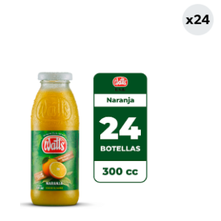 24x Néctar Watt's Naranja 300cc